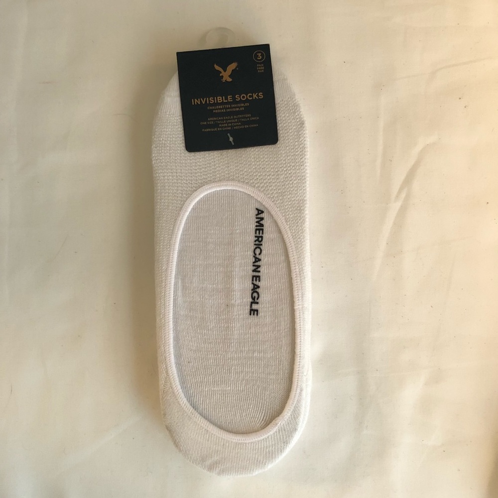 NWT American Eagle Mens Invisible Socks — 3 pairs